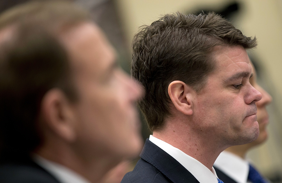 John Morton - ICE Immigration and Customs Enforcement (ICE) Director John Morton, center, testifies before the House Homeland Security Subcommittee in Washington, D.C. Win McNamee/Getty Images