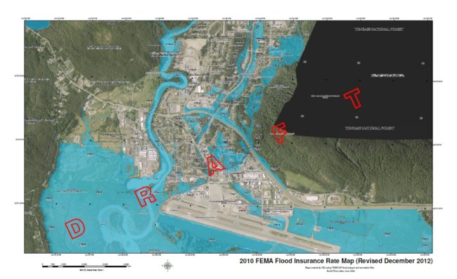 FEMA Mendenhall Valley Flood Map revised December 2012
