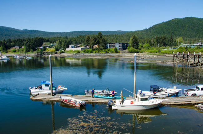 The old boat launch at Statter Harbor. 