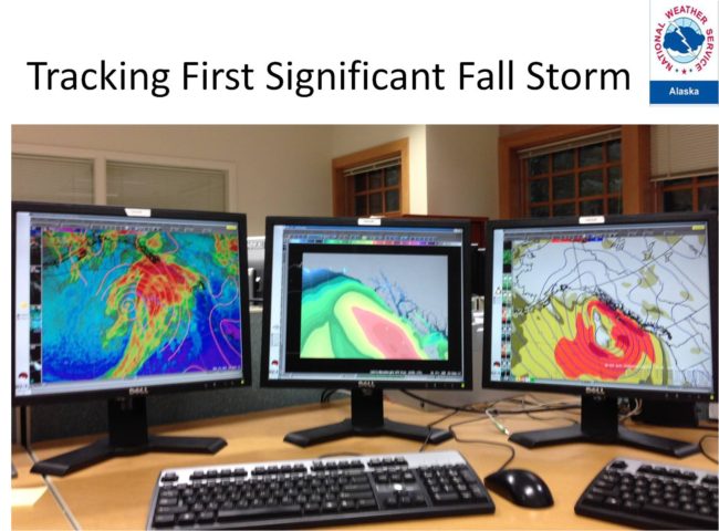 National Weather Service posted this photo to Facebook this week, showing the forecasts for this weekend.