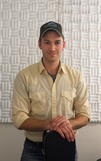 Daniel Kirkwood at KTOO. Photo by Annie Bartholomew/KTOO