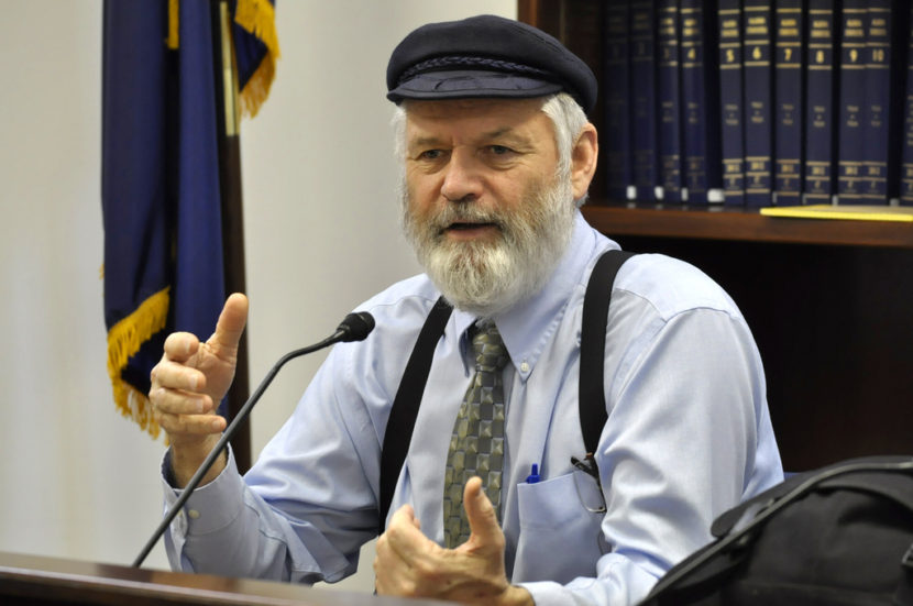 Rep. Paul Seaton speaks during a legislative “Lunch and Learn”, Feb. 27, 2014. (Photo by Skip Gray/Gavel Alaska)