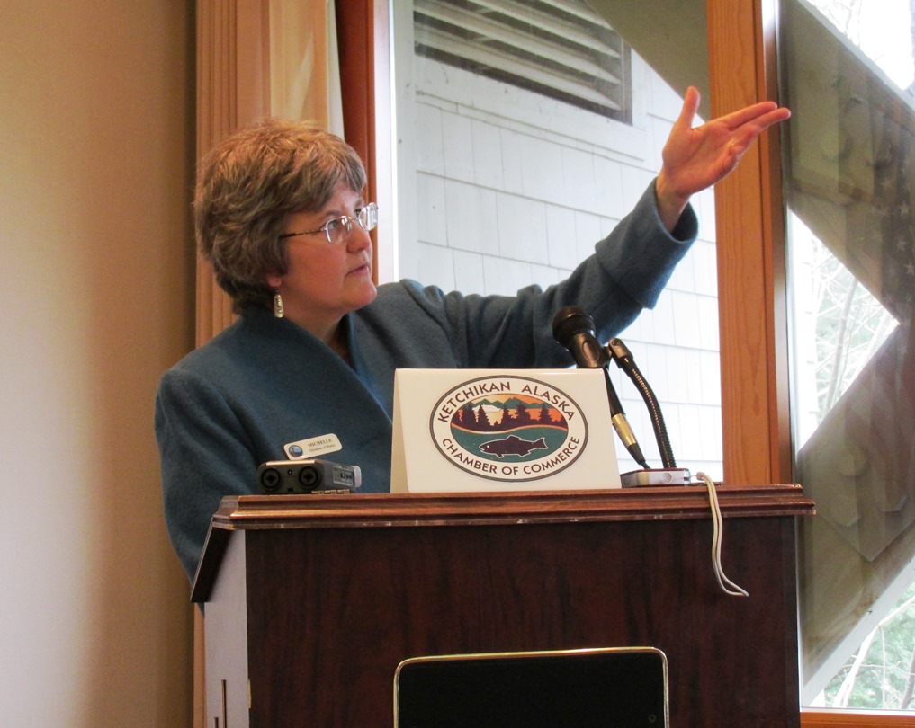 Division of Water Director Michelle Hale. (Photo by Leila Kheiry/KRBD)