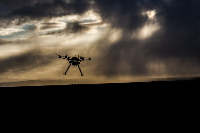 Ptarmigan drone designed by UAF in Selfoss, Iceland. (Photo courtesy Steve Kibler)