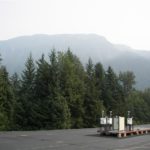 City and state officials use this station on top of Floyd Dryden Middle School to measure air quality in the Mendenhall Valley. (Photo courtesy Alaska Department of Environmental Conservation, Division of Air Quality)