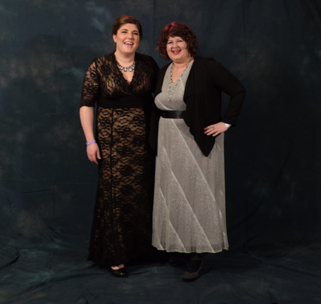 Andrea Campbell and Jesse Riesenberger. (Photo by Skip Gray/KTOO)