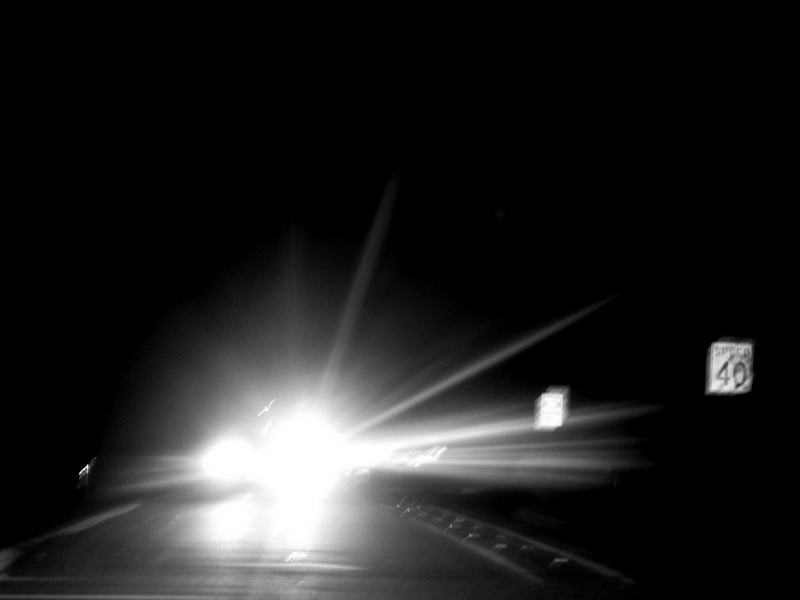 Sgt. Jess Carson, with Alaska State Troopers' Bureau of Highway Patrol Fairbanks office, says extremely bright after-market headlights may help the motorist behind the wheel, but they also may create a hazard for motorists in oncoming vehicles by diminishing their night vision. (Creative Commons Photo by Sharat Ganapati)
