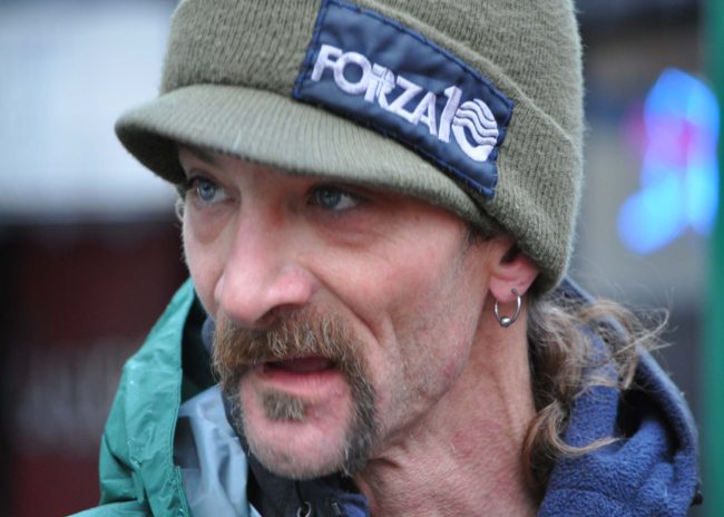 Lance Mackey, seen here before the ceremonial start in Anchorage, says this is his last Iditarod. (Photo By Patrick Yack/APRN)