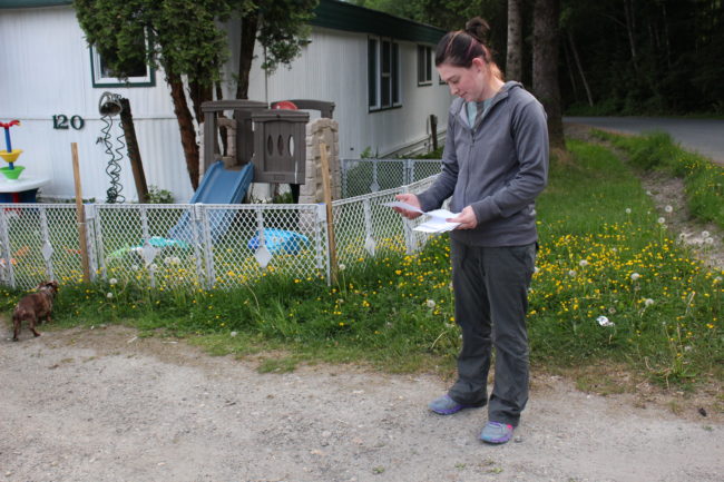 Cierra Kendrick just received disappointing mail: a layoff notice from her state job. (Photo by Elizabeth Jenkins)  
