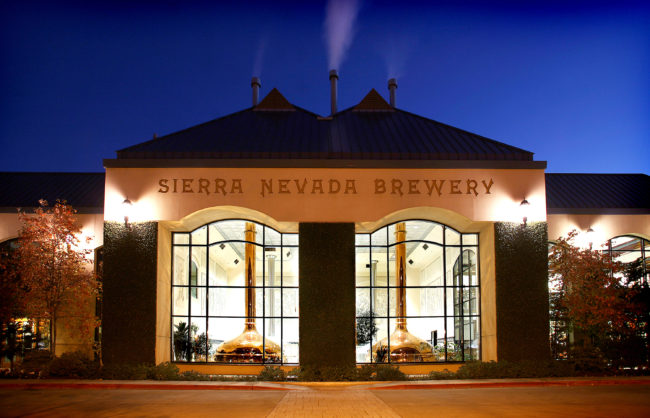 At its facility in Chico, Calif., Sierra Nevada Brewing Company has built a CO2 recovery system to capture the gas that's created during fermentation and recycle it back into operations. Courtesy of Sierra Nevada Brewing Co.