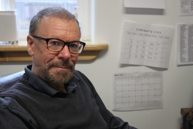 Licensed clinical counselor Malcolm Nichols joined Lemon Creek Correctional Center in 2010. He created and runs the sex offender treatment program. (Photo by Lisa Phu/KTOO)