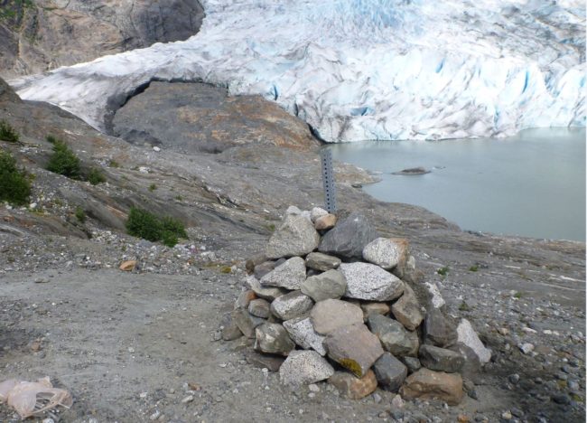 Tersteeg says volunteers will help build 11 more rock cairns. (Photo courtesy Colton Tersteeg)