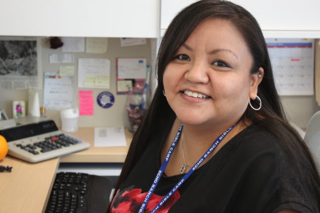 SEARHC employee Ann Stepetin says the new policy gives her a sense of job security. (Photo by Lisa Phu/KTOO)