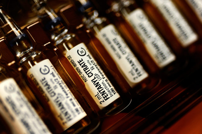 Fentanyl, a synthetic opioid, has been used for decades as a painkiller in the operating room. Joe Amon/The Denver Post/Getty Images