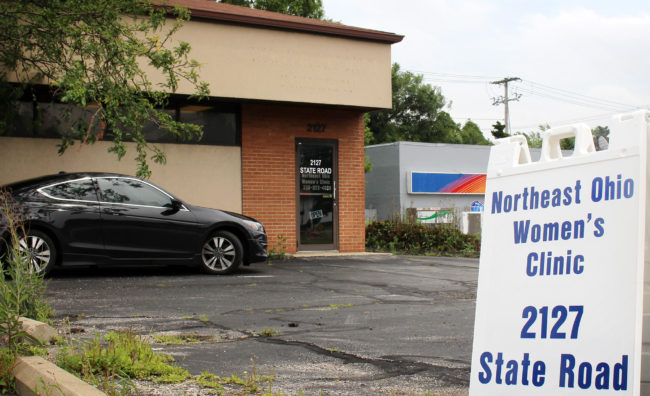 Dr. David Burkons opened his clinic in Cuyahoga Falls, Ohio, on a busy commercial strip in early 2014. Sarah Jane Tribble/WCPN