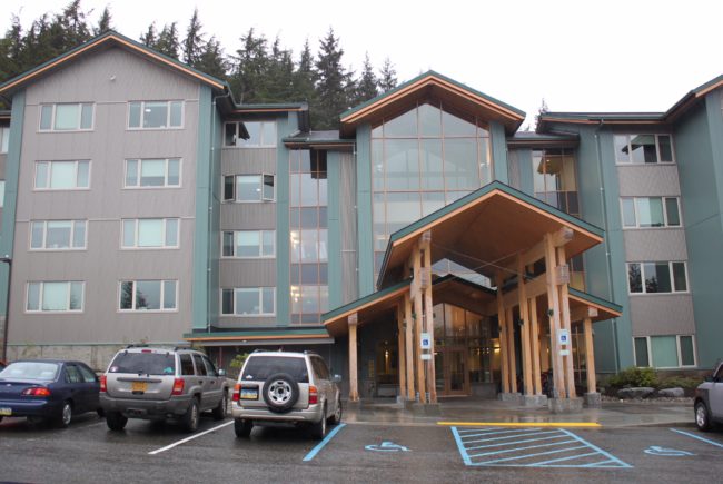 The John R. Pugh Residence Hall. (Photo by Lisa Phu/KTOO)