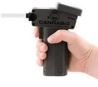This prototype of a marijuana breathalyzer was developed by Vancouver, Canada-based Cannabix Technologies. Courtesy of Cannabix Technologies
