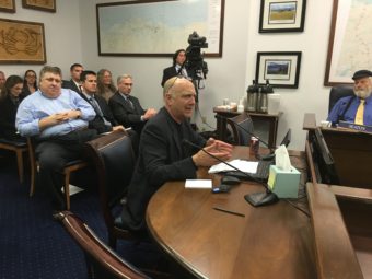 Armstrong Oil & Gas Inc. Chairman Bill Armstrong testifies (Photo by Andrew Kitchenman)