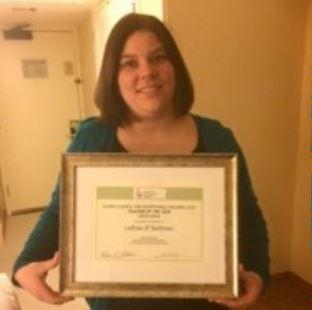 Le'Esia O'Sullivan, selected as Alaska Special Education 'Teacher of the Year,' is in her fourth year with the Southwest Region School District. (Photo courtesy of SWRSD)