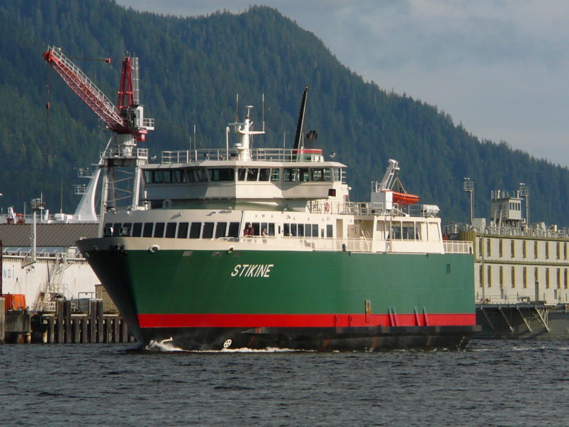 The Inter-Island Ferry Authority ship Stikine sails to its Ketchikan terminal in 2008. (File photo)