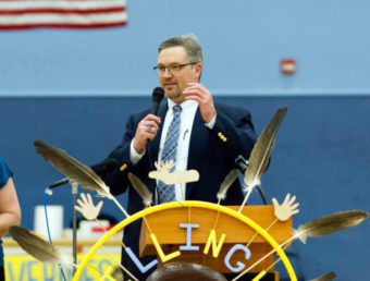 Bill Schwan will finish his fourth year at DHS, then head to Wrangell. (Photo by Kevin Tennyson)
