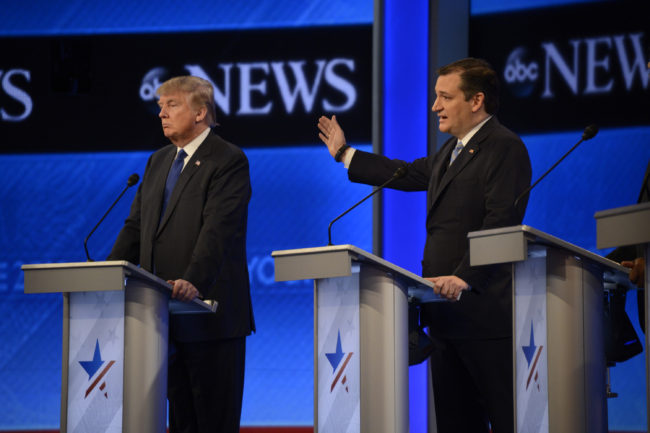 DONALD TRUMP, TED CRUZ