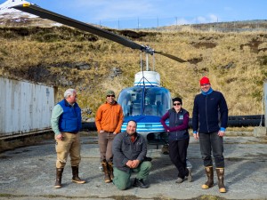 The ShoreZone flight crew (Photo courtesy of Pipa Escanlante)