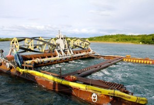 The power system on station in Kvichak River. (Photo courtesy of ORPC)