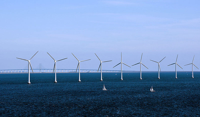 In Denmark, electricity is generated through wind turbines for district heating. In Juneau, a hydropower project is in the works.