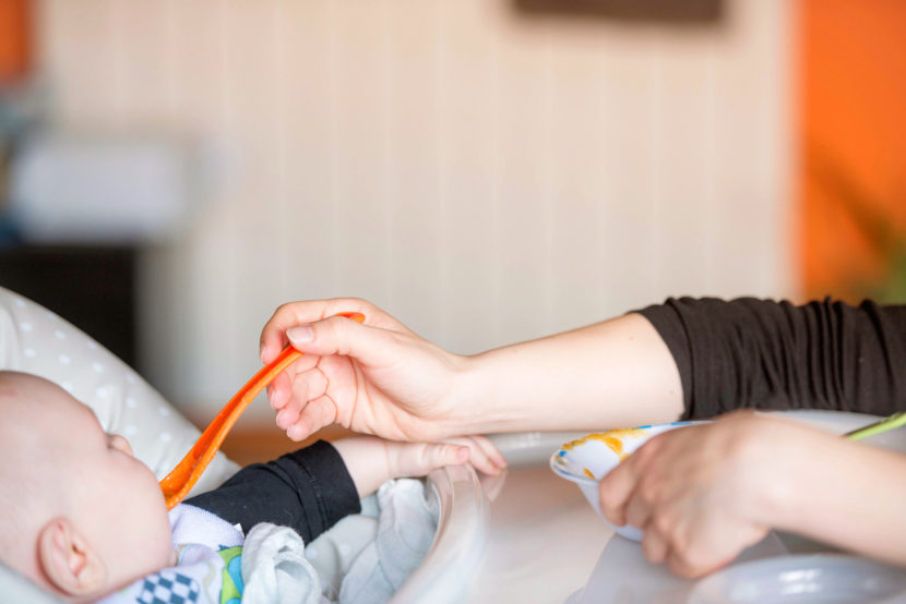 A new study finds that babies fed rice cereals and other rice-based snacks have higher concentrations of arsenic in their urine. iStockphoto