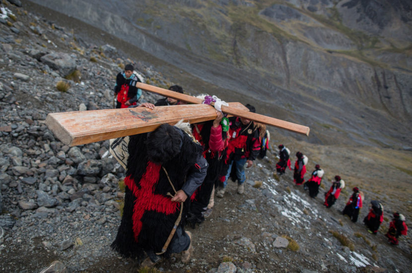 The festival has both native and Catholic traditions. Sebastian Castañeda Vita