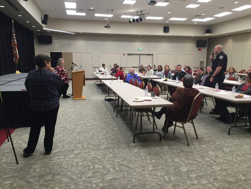 Youth Wellness Court held a meeting on XX to hear feedback from the community. Next, it will appoint members to an advisory board. (Photo by Elizabeth Jenkins/KTOO) 