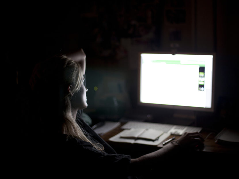 Having a real human help coach participants in the online program probably made a difference, the researchers say. WIN-Initiative RM/Getty Images