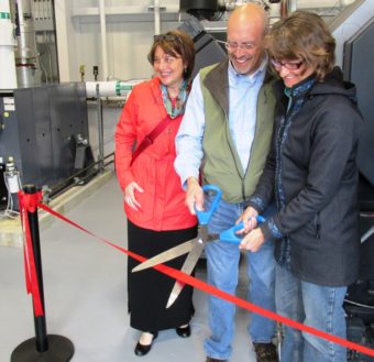 Ketchikan Biomass Ribbon cutting