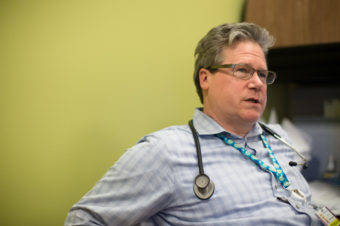 Christian Macedonia led the Gray Teams. Now, he's a maternal and fetal health specialist at Lancaster General Health's Women and Babies Hospital in Lancaster, Pa. Meredith Rizzo/NPR