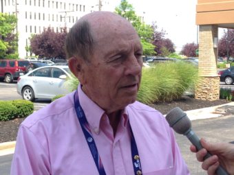 Doyle Holmes of Willow is a Trump delegate to the Republican National Convention. (Photo by Lawrence Ostrovsky)