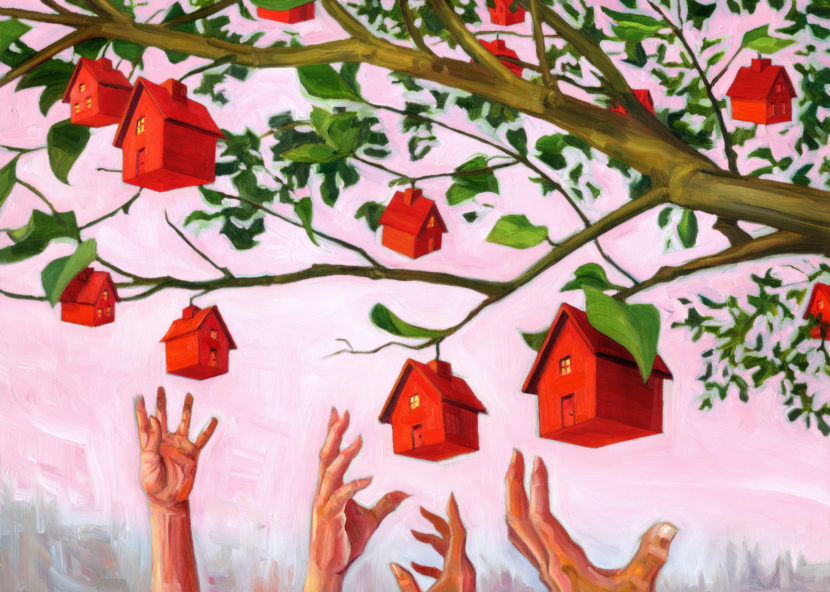 First-time home buyers participating at lower rates in the otherwise booming housing market, and experts offer differing opinions on whether, or when, younger buyers are likely to return. (Robert Carter/Getty Images/Ikon Images)