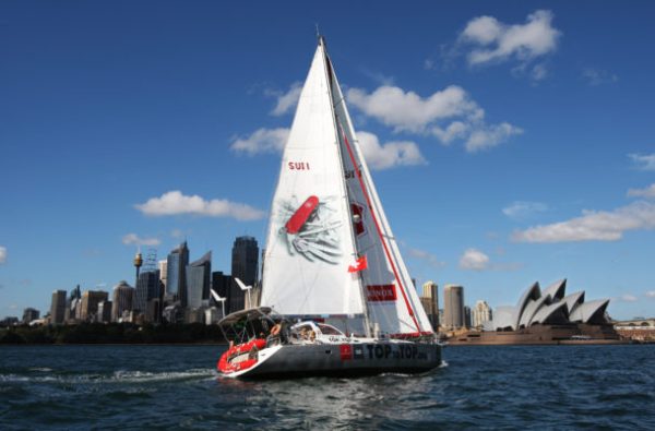 The Schwoerer family is sailing around the world educating people about climate change for ToptoTop Organization. Photo (Photo courtesy of TopToTop)