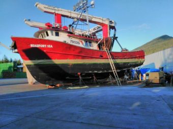 The Beaufort Sea is the fishing tender Arnold Skeek worked aboard. (Courtesy of Amy Meats)