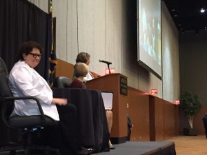 Supreme Court Justice Sonia Sotomayor at the Dena’ina Center in Anchorage. (Photo by Anne Hillman/Alaska Public Media)