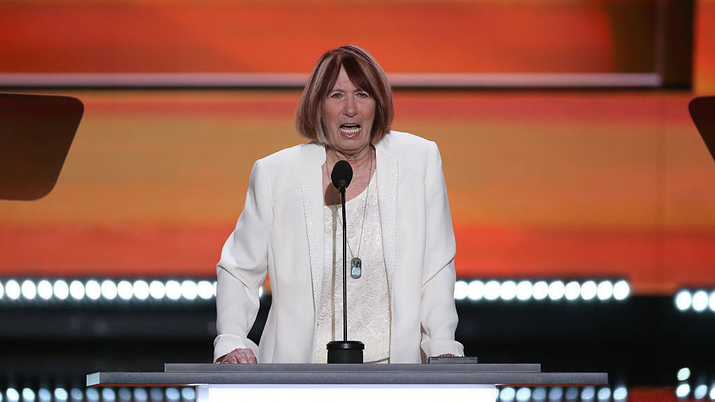 Pat Smith, mother of Benghazi victim Sean Smith, spoke during the Republican National Convention in Cleveland last month.