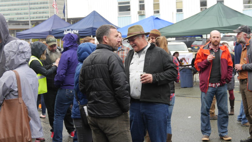 Outside the Capital Brewfest Saturday.