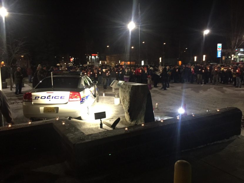 Sgt. Allen Brandt Fairbanks Police Department vigil