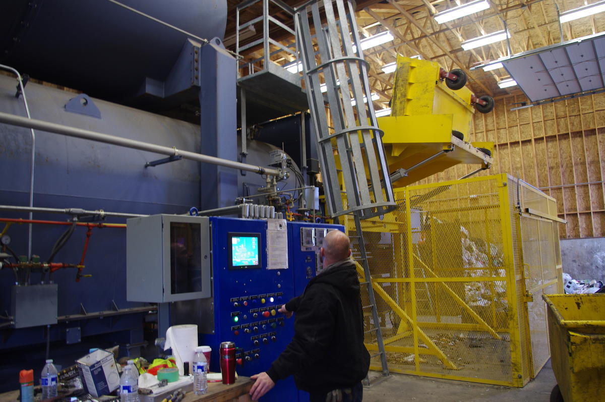 Dillingham began operating this incinerator in the spring of 2015. A year of data shows it's been costlier than anticipated. (Photo by KDLG)