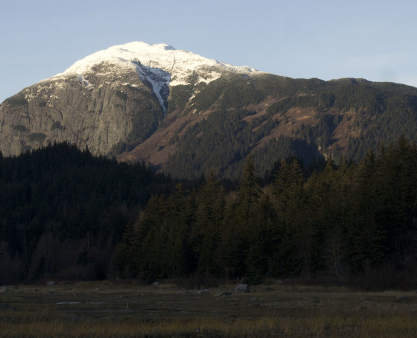 Snow caps Mount Ripinsky in Haines in November.