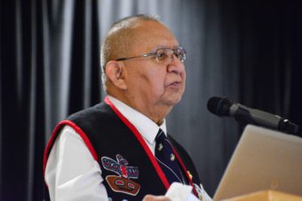 Harold Martin was named Warrior for Protecting Our Traditional Harvesting Rights. (Photo courtesy CCTHITA)