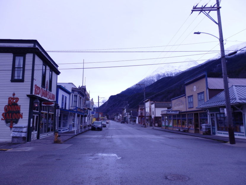 Downtown Skagway. (Courtesy of KHNS)