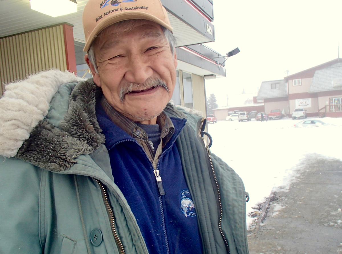 Matfie McCarr has been homeless since 2002, one of just a few in town who call the streets home. It's been his choice to live this way, he says, though he's not always proud of how he got here. (Photo by Avery Lill/KDLG)