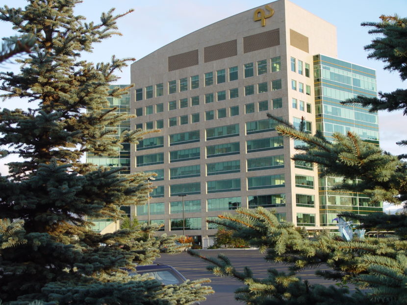 The Arctic Slope Regional Corp. building in midtown Anchorage in September 2007.