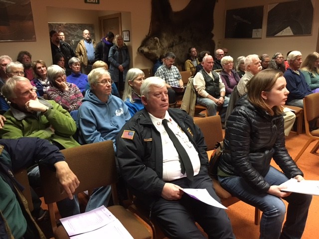 Members of the public at the Kodiak Island Borough Assembly regular meeting.